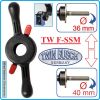 Ръкохватка за баланс машина, за вал Ø36mm или Ø40mm, Twin Busch, E-RWU000