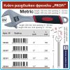 Ключ раздвижен, френски, 6"-12" Pro, 4 размера, захвати от 0-36mm, IS9181, CrV, Bolter, 53501-7.