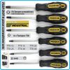 Отвертки Torx с отвор, к-т 6 броя, от T10H-T40H, PVC дръжки и модул за подреждане, ISO10664, Proxxon, 22640.