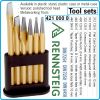 Секачи, пробой и избивач к-т 6 части, 12x125-150mm, Ø3-4mm, център 4x120mm, RENNSTEIG, 4210000.