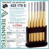 Избивачи цилиндрични к-т 6 части, за щифтове, Ø3-Ø10x150mmL, DIN6450, RENNSTEIG, 4251700.