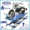 Подемник за мотоциклети, платформа електрохидравлична, 500Kg, h1200mm, Twin Busch, TWM02
