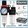Пневмо група за сгъстен въздух с регулатор, FRL, 1/4", 10Bar, 400l/min, Rapter, ARF1000.