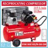 Компресор, Бутален, 50L, 215L/min, 10Bar, Fini, MK102/N-50-2M