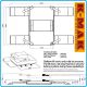 Крик - платформа за гуми, пневматичен подемник 2.5t, K-MAK, PLATFORM 25