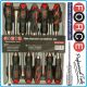 Отвертки ударни к-т, 10 броя, SL5.5-14 и PH1-4, ISO8764 DIN2380, CroMo, с PVC дръжка, Force, 2108.