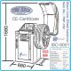 2в1, Баланс и демонтаж машини за гуми, к-т 10"-24″, 230V - 1.1kW, полуавтоматични, Twin Busch, TWF-150 + TWX-610.