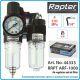 Пневмо група за сгъстен въздух с регулатор, FRL, 1/4", 10Bar, 400l/min, Rapter, ARF1000.