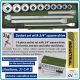 Вложки комплект от 22-50mm, инструменти 14 части на 3/4", гедоре шестостен, PROXXON, 23300.